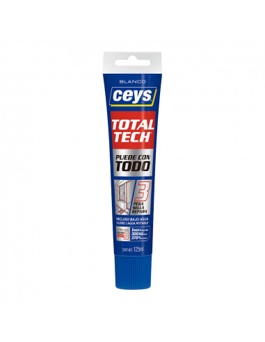 Ceys total tech blanc tube 125ml 507232