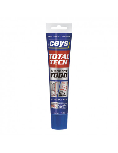 Ceys total tech transparent tube 125ml 507242