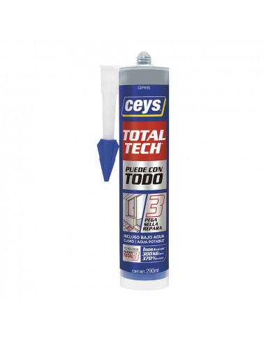 Ceys total tech gris cartouche 290ml 507220