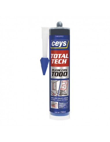 Ceys total tech noir cartouche 290ml 507221