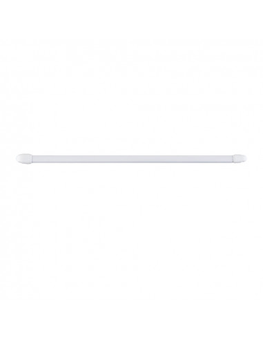 Porte-rideau plat 11mm 40-65cm blanc 2 unités