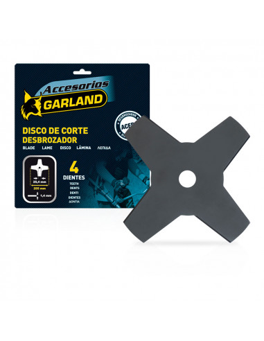 S.of. lame 4d pour débroussailleuse 255x25,4x1,4mm 7100255144 garland