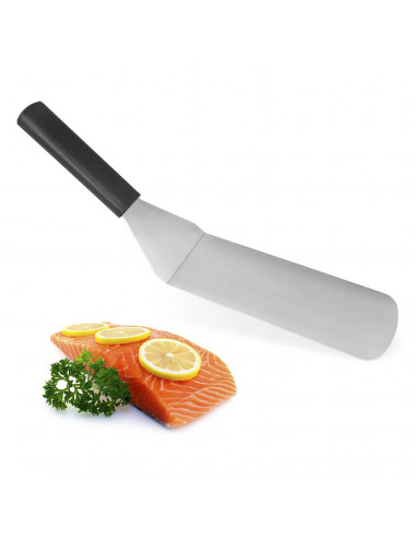 Spatule longue lisse 'iron' 35cm metaltex