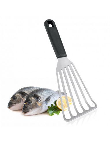 Spatule fendue 'iron' 7,5x28cm metaltex