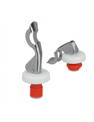 Jeu de 2 bouchons d'expansion 'stop' metaltex