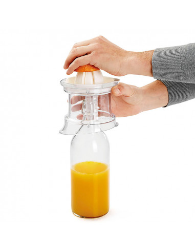 Presse-agrumes 'citrus+' 2 en 1 300ml ø14x15cm metaltex