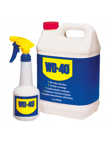 Lubrifiant multi-usage wd40 flacon 5 l + pulverisateur wd40 offert