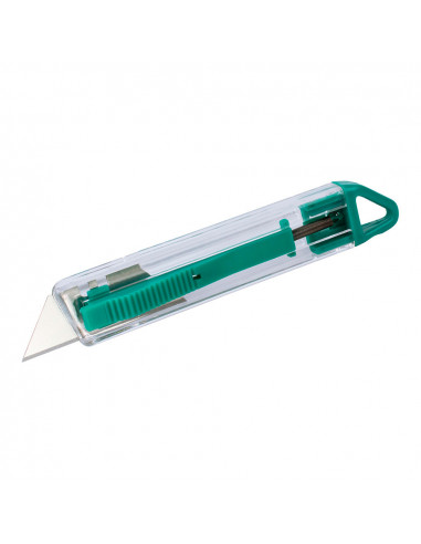 Cutter de sécurité en plastique avec lame trapézoïdale 4135000 wolfcraft