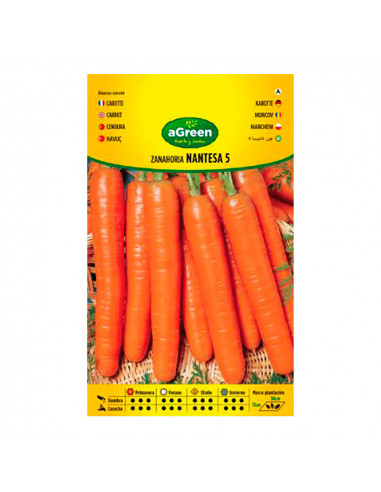 Sachet de graines de carotte agreen nantesa