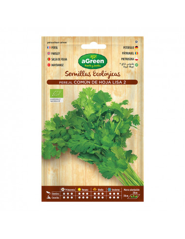 Sachet de semences eco persil commun agreen