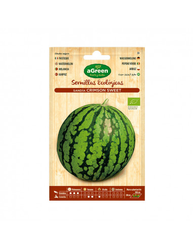Sachet de graines eco watermelon crimson sweet agreen