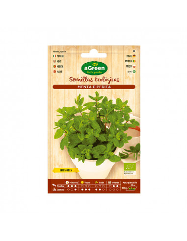 Sachet de graines eco menthe agreen
