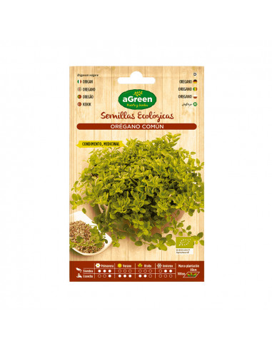Sachet de graines eco origan agreen
