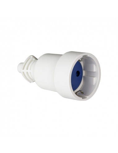 Base pvc 16a 250v t/tl 4.8mm blanc 707cb solera