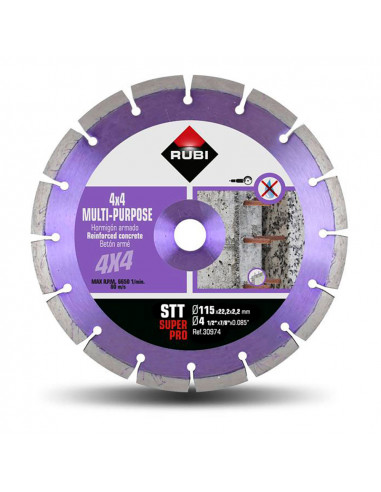 Lame diamant stt ø115mm superpro 30974 rubi