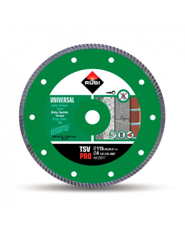 Disque diamant tsv ø115mm pro 25917 rubi
