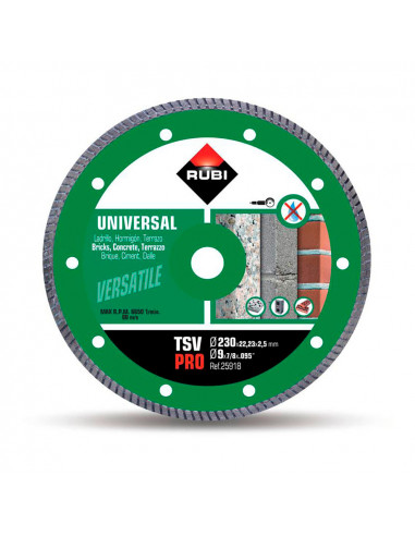 Disque diamant tsv ø230mm pro 25918 rubi