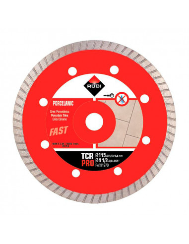 Lame diamant tcr ø115mm pro 31970 rubi
