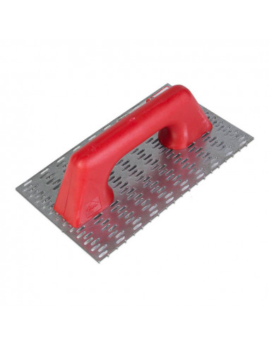 Grattoir manche plastique 250x144mm. 65962 rubis
