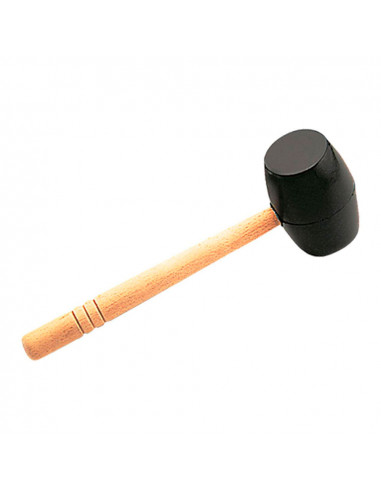 Maillet en caoutchouc noiur 500g 65905 rubi