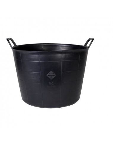 Auge en plastique noir n°3 flextub (40l) heavy duty 88778 rubi