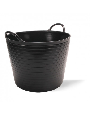 Auge en plastique noir n°1 flextub (25l) 88771 rubi