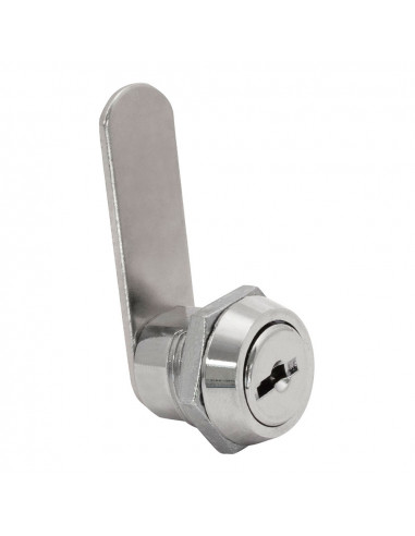 Serrure 111 f. nickel. languette droite 45mm. avec 2 clés. ifam
