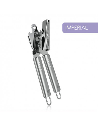 Ouvre-boite chrome/acier inoxydable 'imperial' 233250000 metaltex