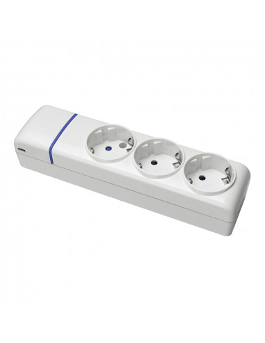 Base multiple avec 3 prises t/tl 8003p solera
