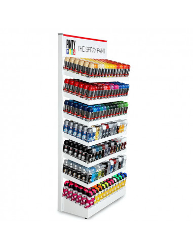 Affichage pintyplus avec 546 unités de sprays pintyplus