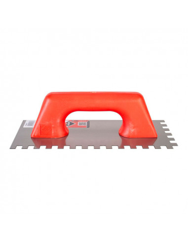 Peigne en acier 28cm. (10x10) poignée en plastique fermée 65968 rubi.