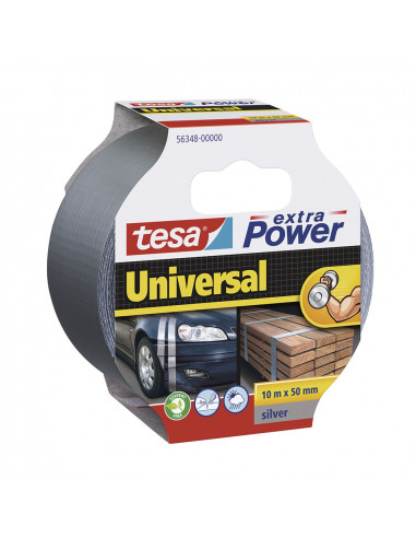 Extra power universal. duct tape 10m x 50mm argent