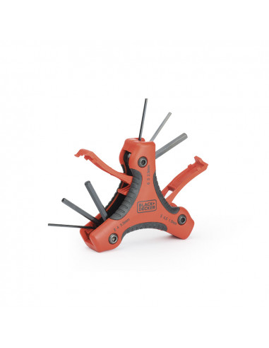 S.of jeu de 9 clés hexagonales mm bdht0-71628 black+decker.