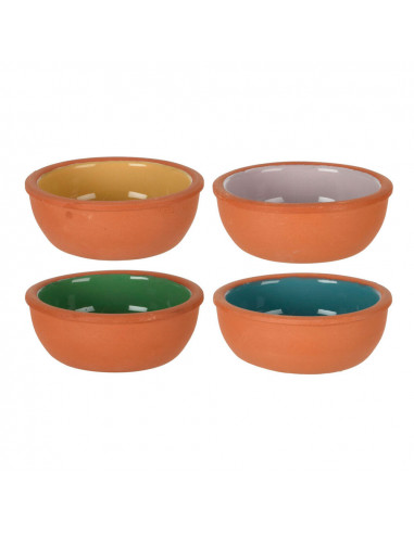 Set de 4 couvercles de tasses en terre cuite