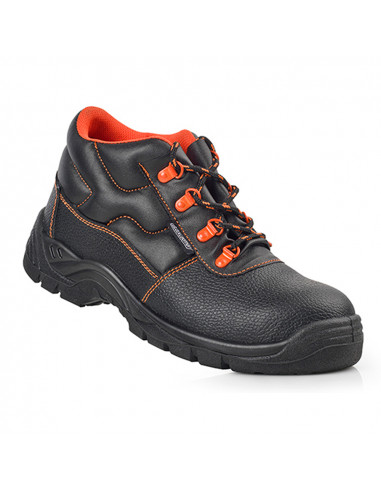 S.of bottes de sécurité en cuir noir s3 src taille 48 cuir noir