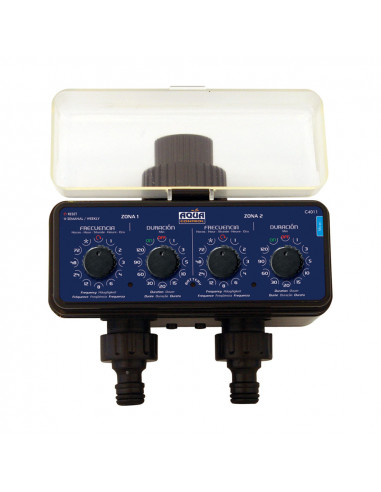 Programmateur de robinet double sortie c5005 aqua control