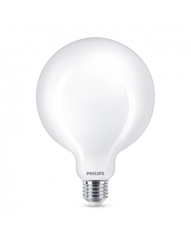 Ampoule globe led e27 13w 2000lm 2700k lumière chaude ø12.4x17.7cm philips