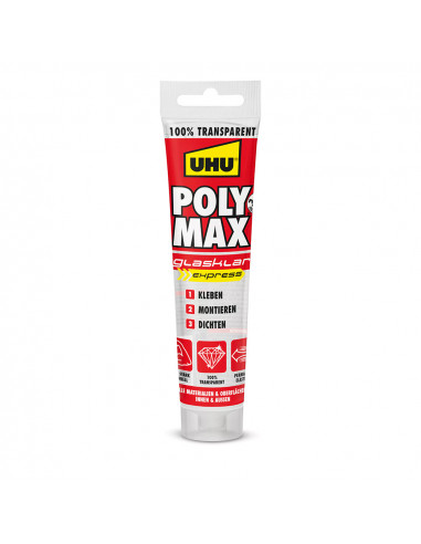 Uhu poly max® crystal express 115gr réf. 6310615