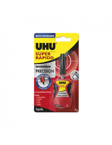 Uhu super fast precision (liquide) 3g ref. 36566