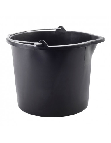 Seau de chantier 5l. avec bec 6595 ø23,5x18,3cm barbosa - universal