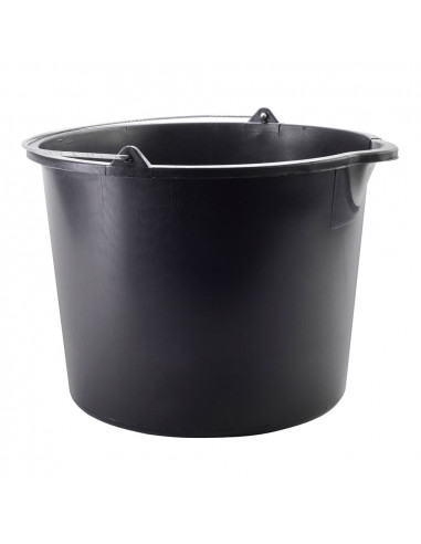 Seau de chantier 12l avec bec 6596 ø30.6x23.2cm barbosa - universel