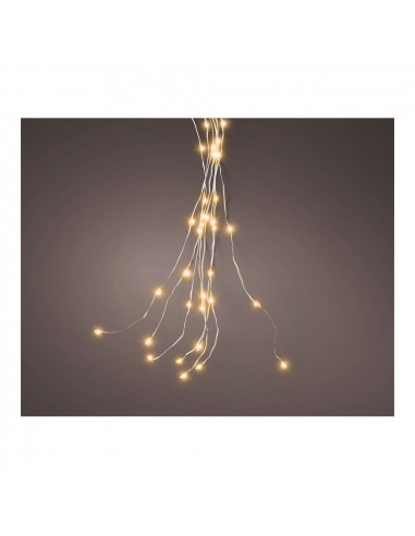 Guirlande micro led 640leds lumière chaude fixe 6,90m
