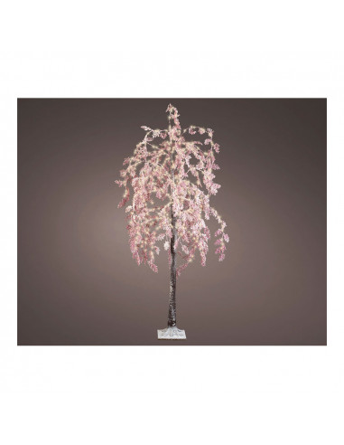 Microled willow fleur rose extérieur 210cm 600 leds