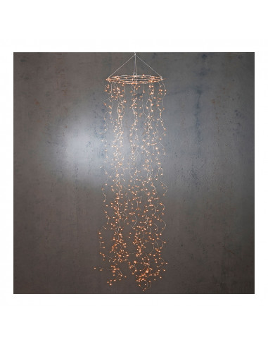 Guirlande décorative chandelier blanc chaud
