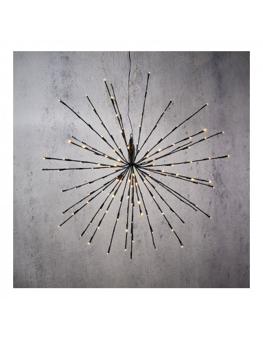 Guirlande décorative style feu d'artifice blanc froid ø70cm