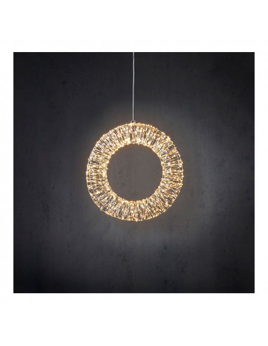 Couronne led décoratif blanc chaud ø45cm