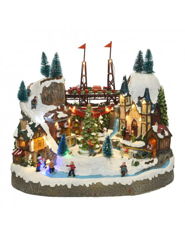 Ville de noël 25,5x39x31,5cm 25l