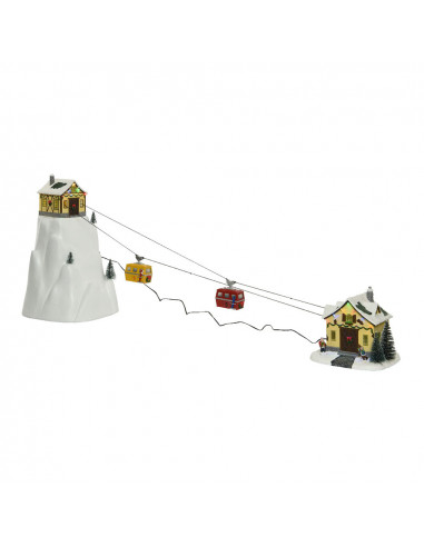 Scène de noël aventures dans la neige 31.5x32.5x53cm 16l