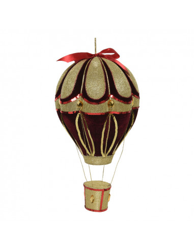 Ballon polyester velours brillant ø23x40cm