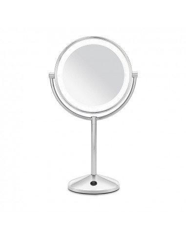 Miroir de maquillage led chrome x10 augmentations 9436e baybliss.